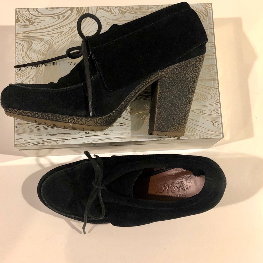 Vintage Suede heel / bootie - Picture 4 of 12